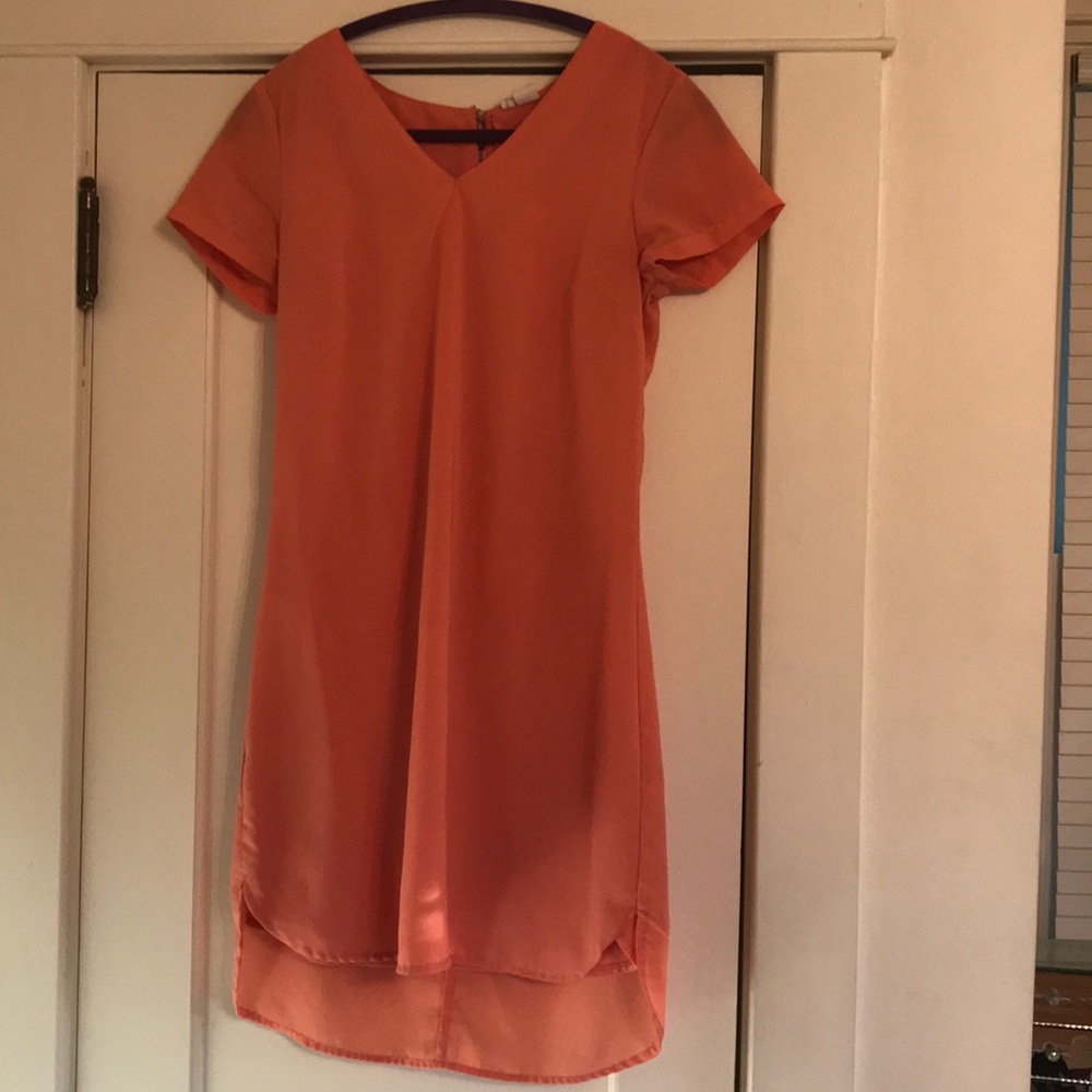 Japna Peach Short Sleeve Dress size S